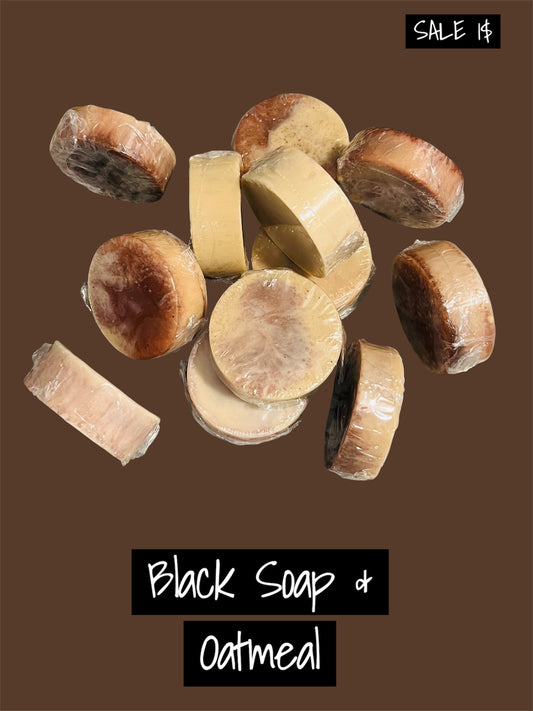 Black Soap & Oatmeal Face & Body Bar