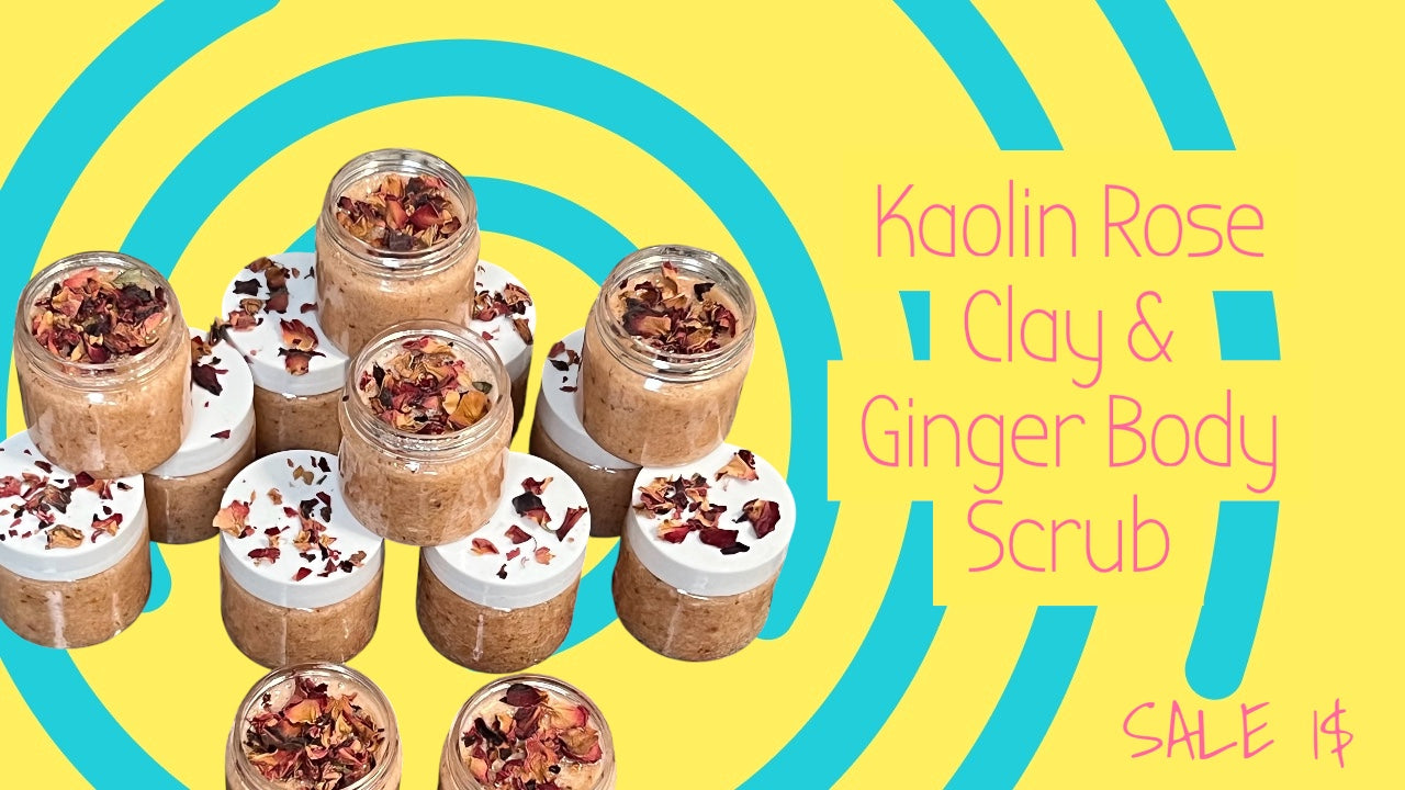 Kaolin Rose Ginger & Guava Body Scrub